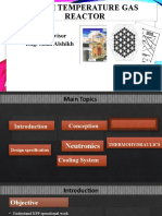 HIGH TEMPERATURE GAS REACTOR DESIGN SPECIFICATIONS