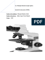 Reporte de Practica Microscopio