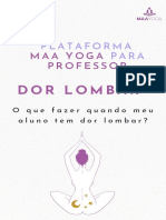 eBook Dor Lombar Plataforma MAA Yoga