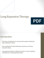 Lung Expansion Therapy