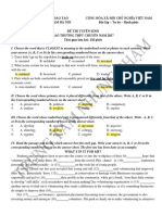 Bộ Giáo Dục Và Đào Tạo Trường Đh Sư Phạm Hà Nội Cộng Hòa Xã Hội Chủ Nghĩa Việt Nam Độc lập - Tự do - Hạnh phúc Đề Thi Tuyển Sinh Vào Trường Thpt Chuyên Năm 2017 Thời gian làm bài: 120 phút