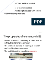 Element Solid65 in Ansys