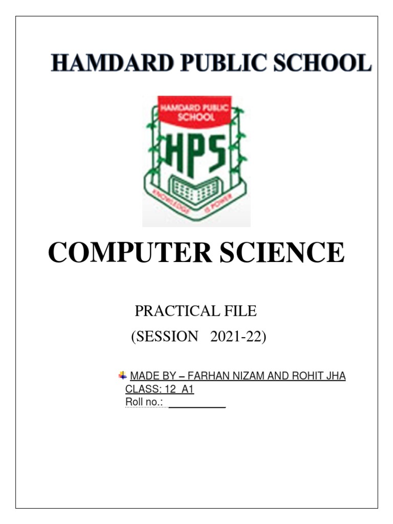 Practicalfileclass 12 | PDF | Sql | Databases