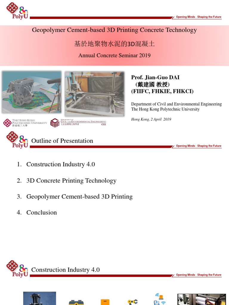 Geopolymer Concrete in 3D Printing | PDF | 3 D Printing | Concrete