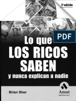 (EBook) Brian Sher - Lo Que Los RICOS Saben y Nunca Explican A Nadie - BookRip by AndreuBisbal