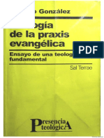 Teología de La Praxis Evangélica, Antonio González