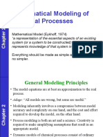 Mathematical Modeling of Chemical Processes