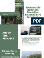Sustainable Business Model For Salim Ali Bird Sanctuary