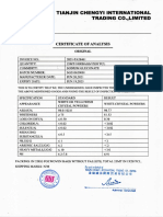 COA-Sodium Gluconate Ex Tianjin