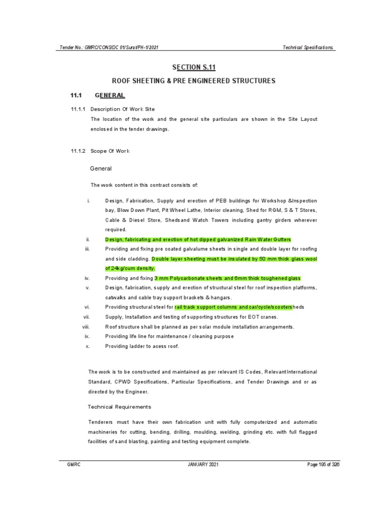 PEB Technical Specifications Overview | PDF | Construction | Welding