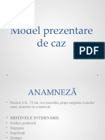 Model Prezentare de Caz