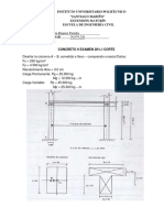 Examen de Columna, Concreto II