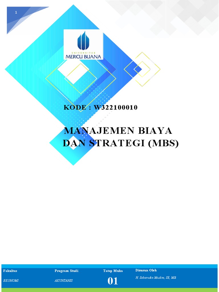 Modul 01 MBS 2021 | PDF | Bisnis