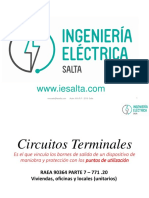 RAEA 90364 - Electricidad - Circuitos Terminales - 2022