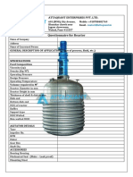 Reactor Questionnaire for Attaquant Enterprises