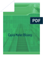 Capital Market Efficiency