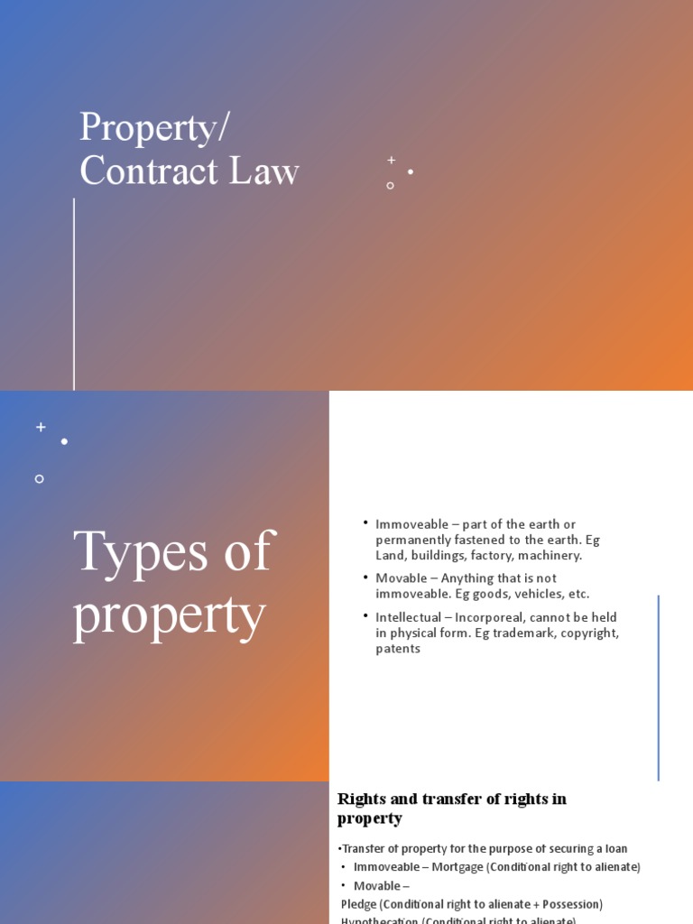 Contracts and Property Law Edited PDF Guarantee Law And Economics