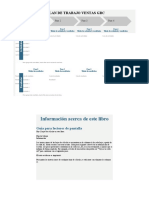 (Semanal) Escala de Tiempo de Plan de Trabajo GRC