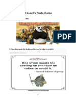 25 Inspirational Kung Fu Panda Quotes