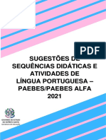 SUGESTÕES DE SEQUÊNCIAS DIDÁTICAS E ATIVIDADES DE LÍNGUA PORTUGUESA  1 2 3 5 E 9 ANOS ENSINO FUNDAMENTAL PAEBES.PAEBES ALFA 2021