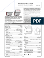 TAC Xenta 451A/452A: Universal Input and Analog Output Module 13 Oct 2004