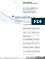 Las Ciencias Sociales: Una Ventana de Representaciones Multidisciplinarias