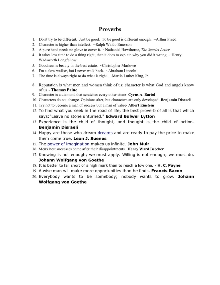 Proverbs for Financial Wisdom | PDF