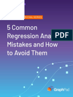 Regression Analysis Mistakes to Avoid
