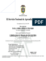 El Servicio Nacional de Aprendizaje SENA: Liderazgo Y Trabajo en Equipo