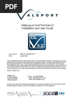 DataLog X2 Terminal X2 Installation and User Guide