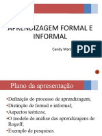 Distinção Aprendizagem Formal e Informal