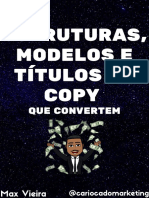 Ebook - Estruturas, Modelos e Títulos de Copys Que Convertem @cariocadomarketing
