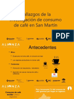 Hallazgos consumo café San Martín