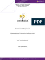 Actividad 8. Valoración de Procesos en La Evaluación Institucional