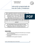 Biomecánica del Codo y Antebrazo: Guía de Instrucción Programada