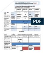 Horario Apec 2022 Publicar