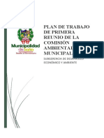 PLAN DE TRABAJO SENSIBILIZACIÓN