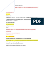 Banco de Preguntas Campo de Intervencion Profesional