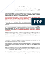 01 - PDC Laboratory Regulations