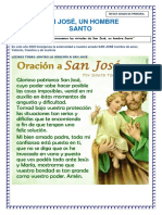 RELIGIÓN SAN JOSÉ HOMBRE SANTO - Del 14 Al 18 de Marzo