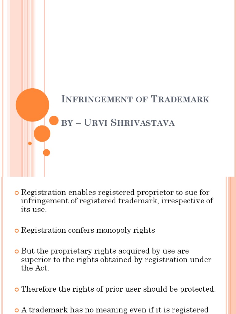 Analysis of Trademark Infringement and Dilution in India PDF