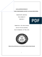 Legal Method Project Role of The Judiciary in Reforming Society: An Analysis in India