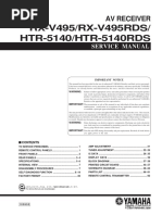 Yamaha RX v495 Rds Schematic