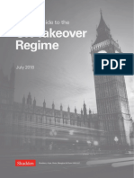 UK - Takeover - Regime - Guide - July 2018