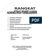 Cover Administrasi Pembelajaran