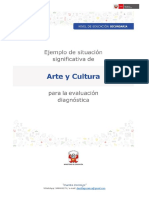 Evaluación Diagnóstica - Arte y Cultura 4