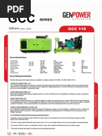 Diesel Generator Specifications and Dimensions | PDF | Diesel Engine ...
