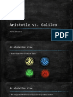 Aristotle vs. Galileo: Physical Science