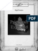 d20 DreamScarred Press High Psionics - Psicrystals Expanded