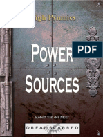 d20 DreamScarred Press High Psionics - Power Sources